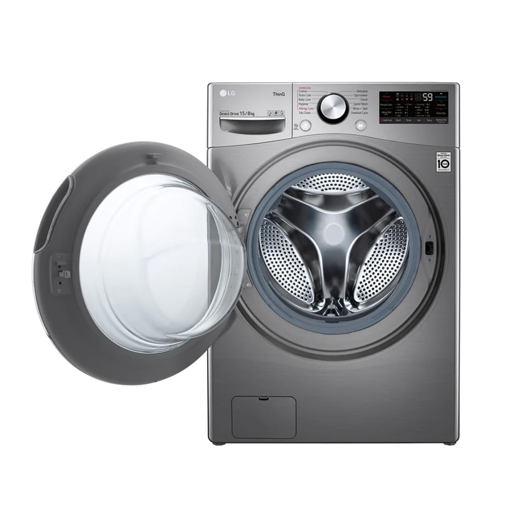 LG Mesin Cuci Front Loading Front Loading AI DD™ dengan ThinQ™ 15 KG - F2515RTGV
